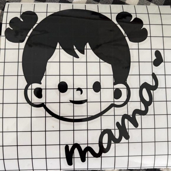 “Girl Mama" Vinyl Car Decal, 6"' x6" - Picture 1 of 1